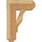 Ekena Millwork Funston Craftsman Rough Sawn Bracket w/ Offset Brace, Western Red Cedar, 8"W x 18"D x 26"H BKT0806X18X26FST04RWR - alternate 4